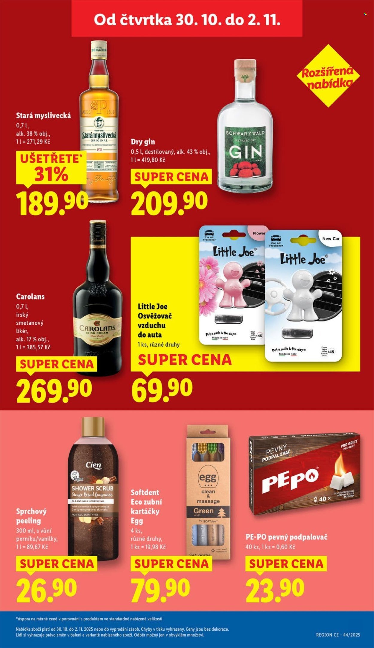 LIDL leták - Od čtvrtka 30.10.2025 (2025-10-30 - 2025-11-02)