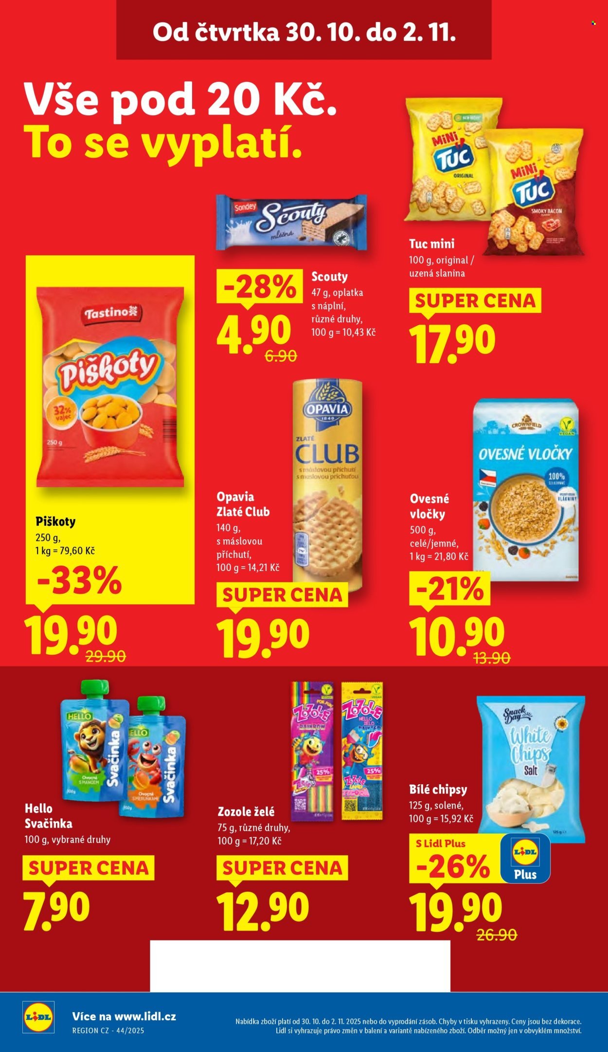 LIDL leták - Od čtvrtka 30.10.2025 (2025-10-30 - 2025-11-02)
