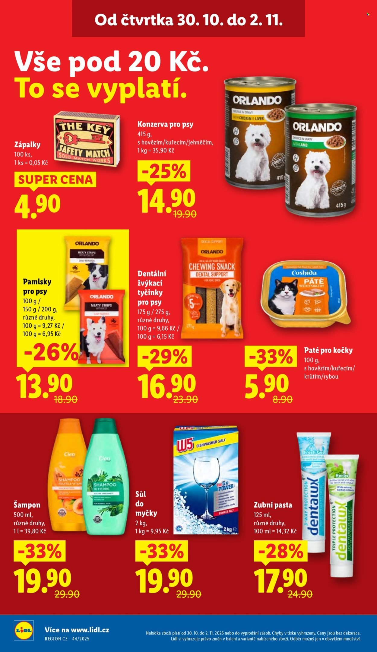 LIDL leták - Od čtvrtka 30.10.2025 (2025-10-30 - 2025-11-02)