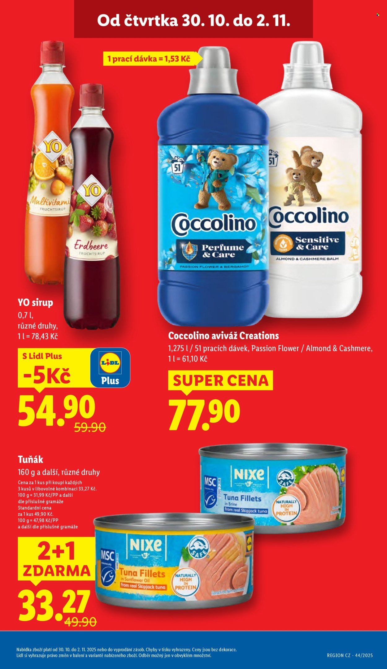 LIDL leták - Od čtvrtka 30.10.2025 (2025-10-30 - 2025-11-02)