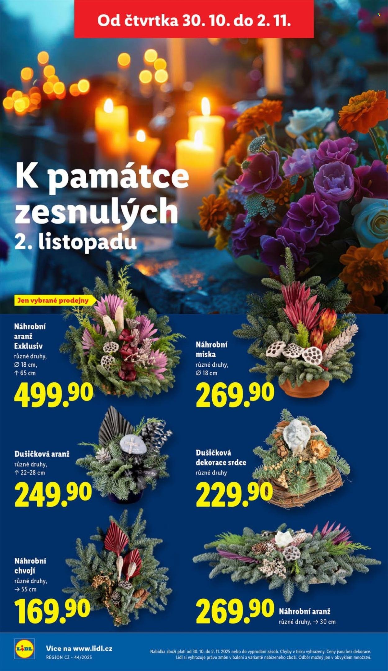 LIDL leták - Od čtvrtka 30.10.2025 (2025-10-30 - 2025-11-02)