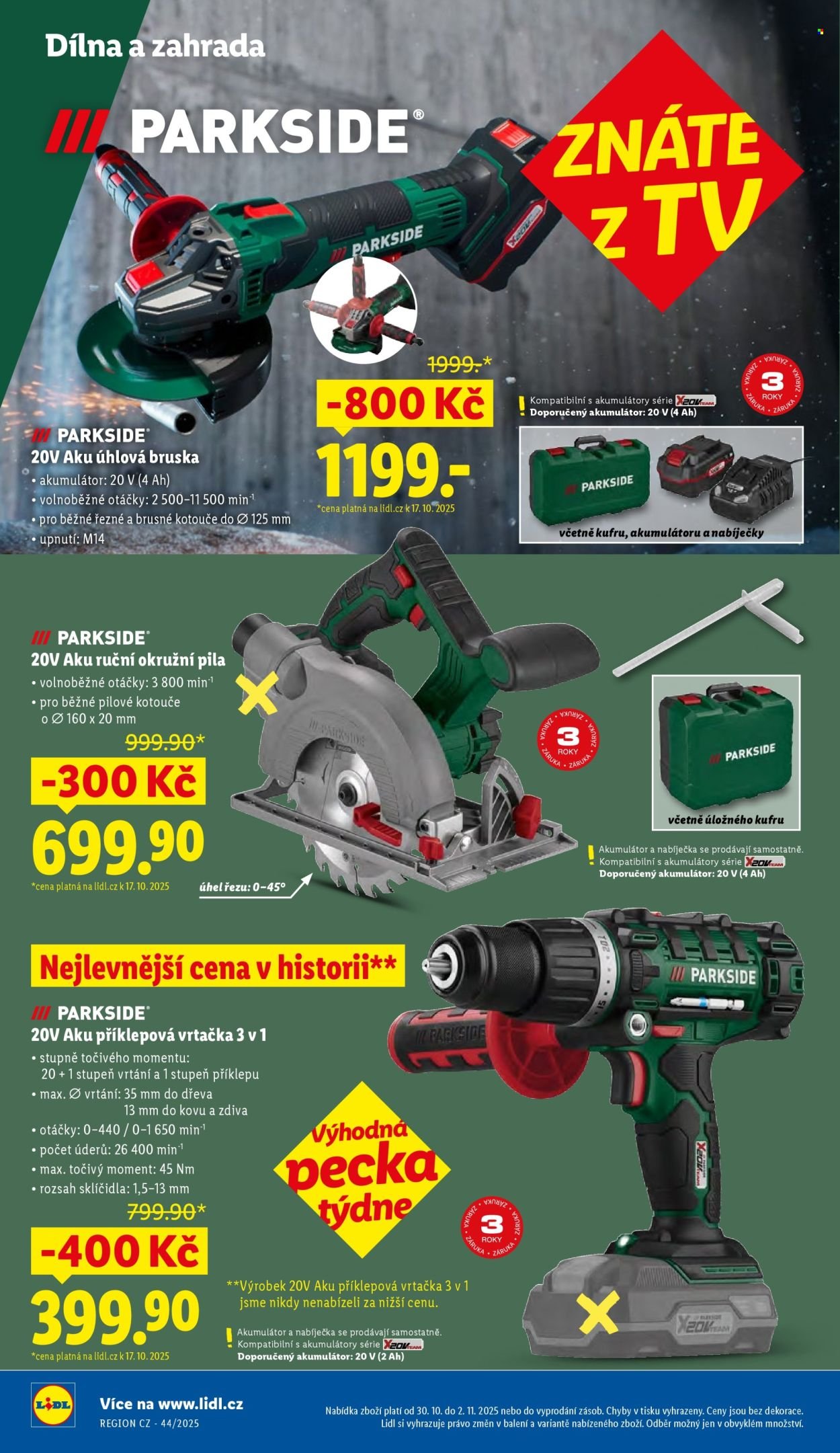 LIDL leták - Od čtvrtka 30.10.2025 (2025-10-30 - 2025-11-02)