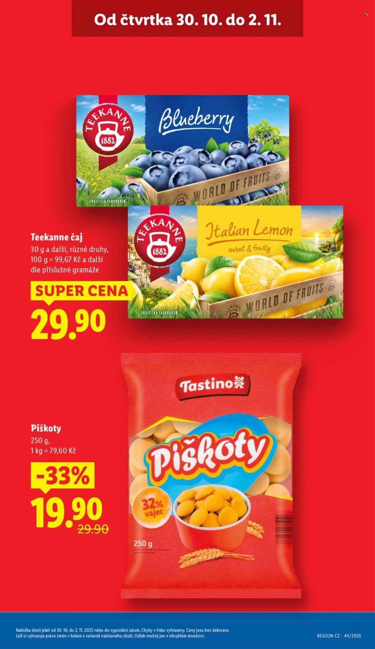 LIDL leták - Od čtvrtka 30.10.2025 (2025-10-30 - 2025-11-02)