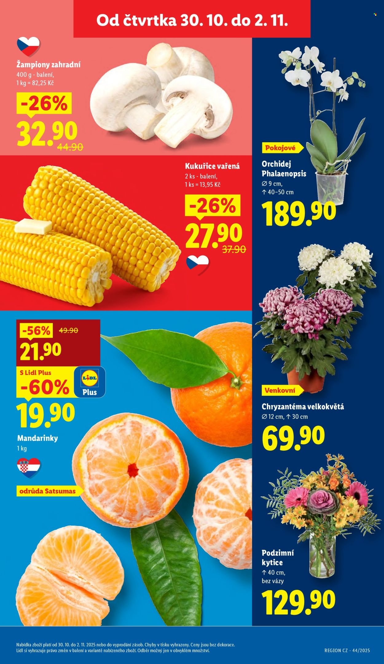 LIDL leták - Od čtvrtka 30.10.2025 (2025-10-30 - 2025-11-02)