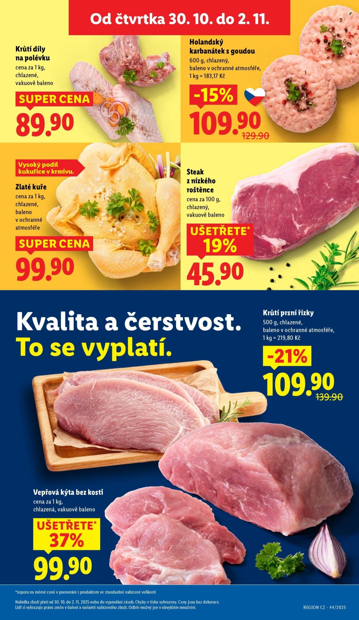 LIDL leták - Od čtvrtka 30.10.2025 (2025-10-30 - 2025-11-02)