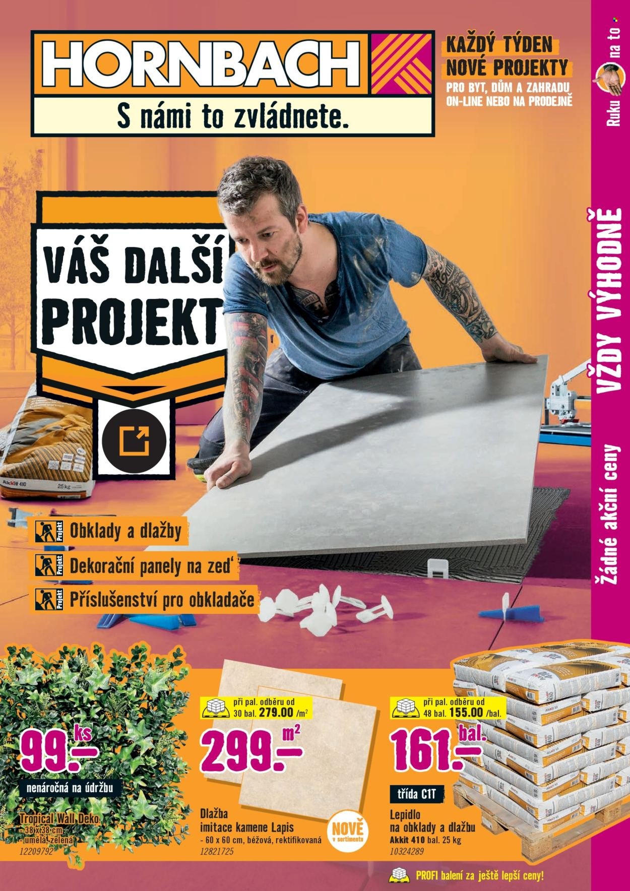 HORNBACH leták - Váš další projekt - Dlažba a obklady
