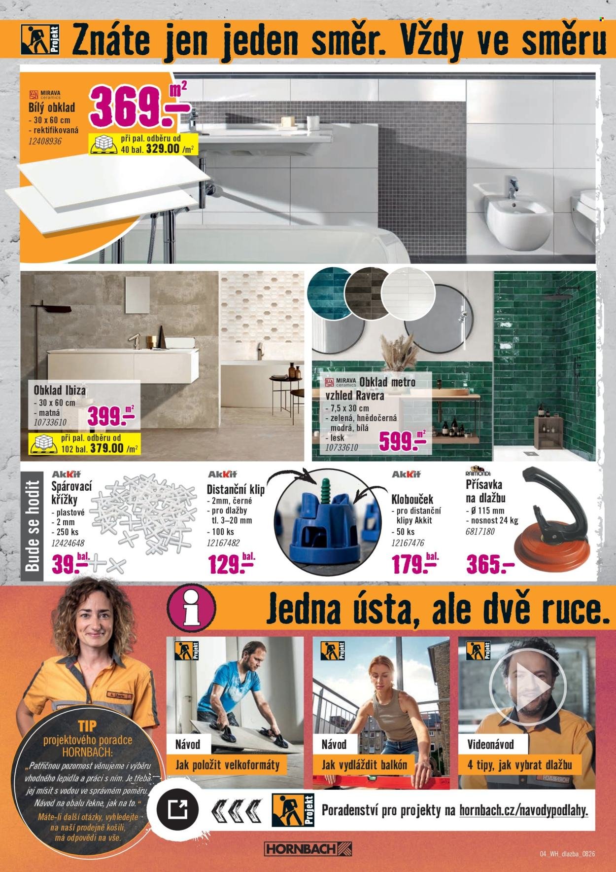 HORNBACH leták - Váš další projekt - Dlažba a obklady