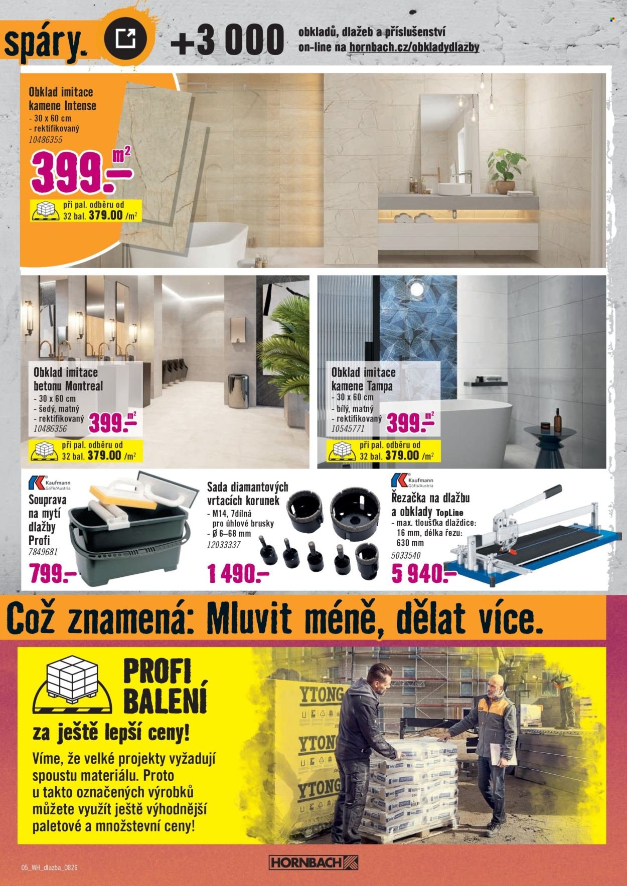 HORNBACH leták - Váš další projekt - Dlažba a obklady