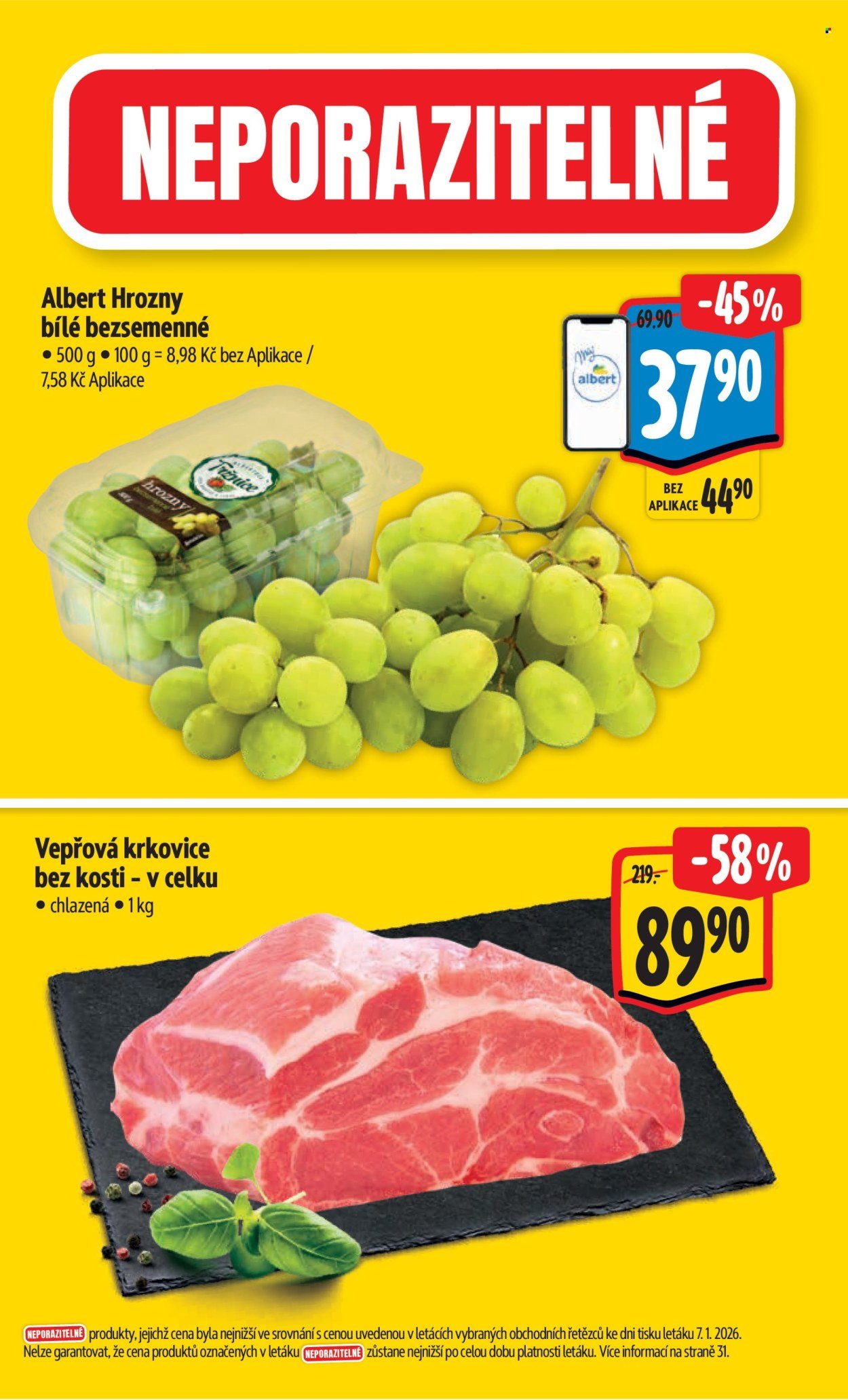 ALBERT leták - Neporazitelné (2026-01-14 - 2026-01-20)