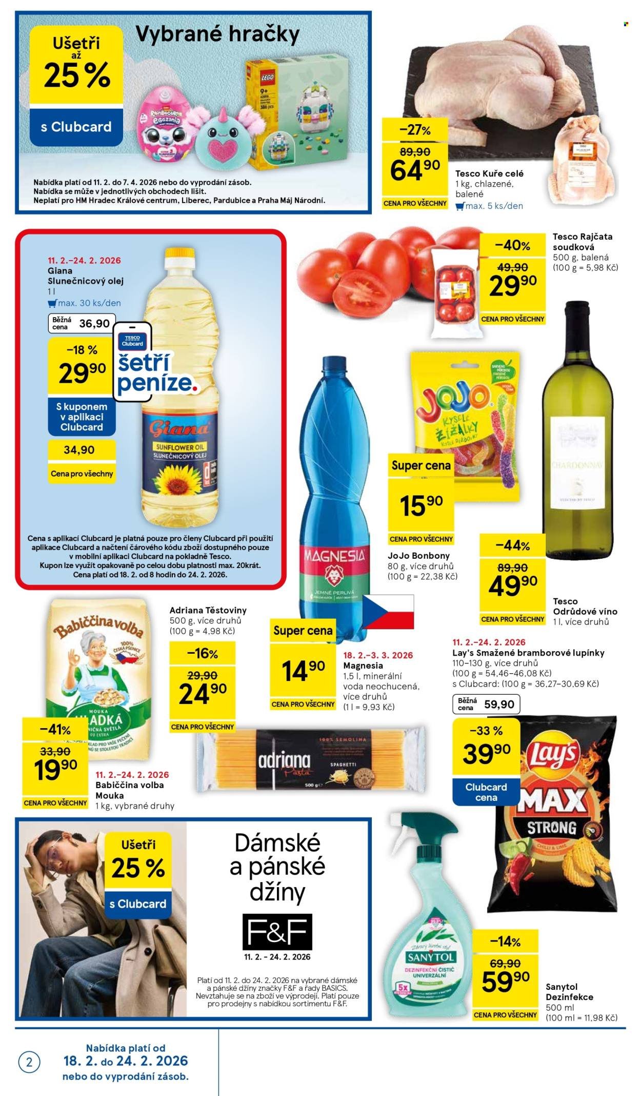 TESCO leták - Fandíme našim sportovcům (2026-02-18 - 2026-02-24)