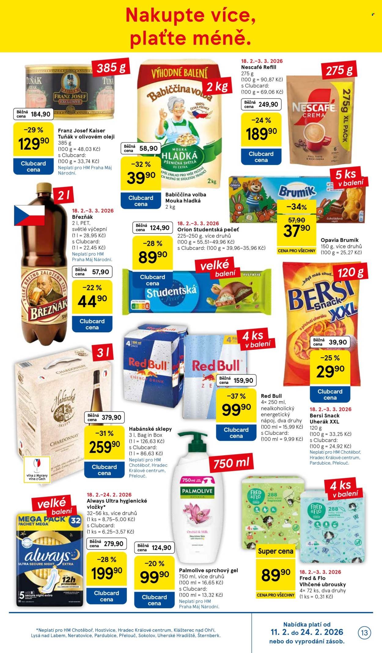 TESCO leták - Fandíme našim sportovcům (2026-02-18 - 2026-02-24)