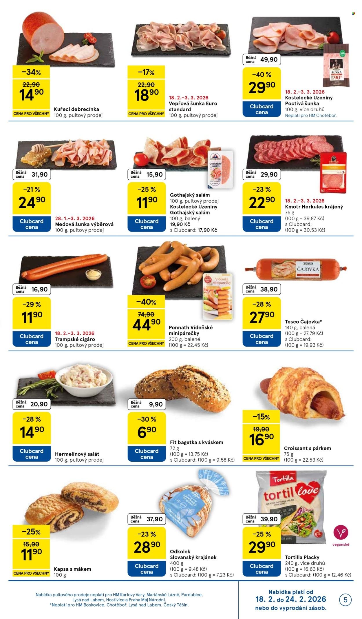 TESCO leták - Fandíme našim sportovcům (2026-02-18 - 2026-02-24)