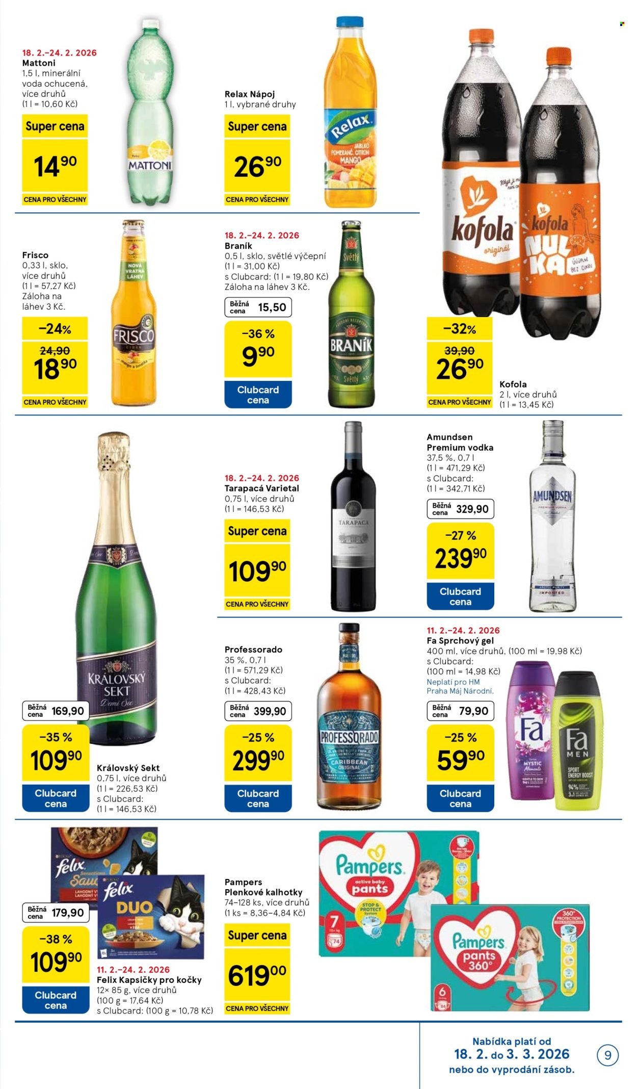 TESCO leták - Fandíme našim sportovcům (2026-02-18 - 2026-02-24)