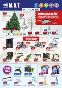 M.A.T. leták - Aktuální leták (2025-11-14 - 2025-12-12)