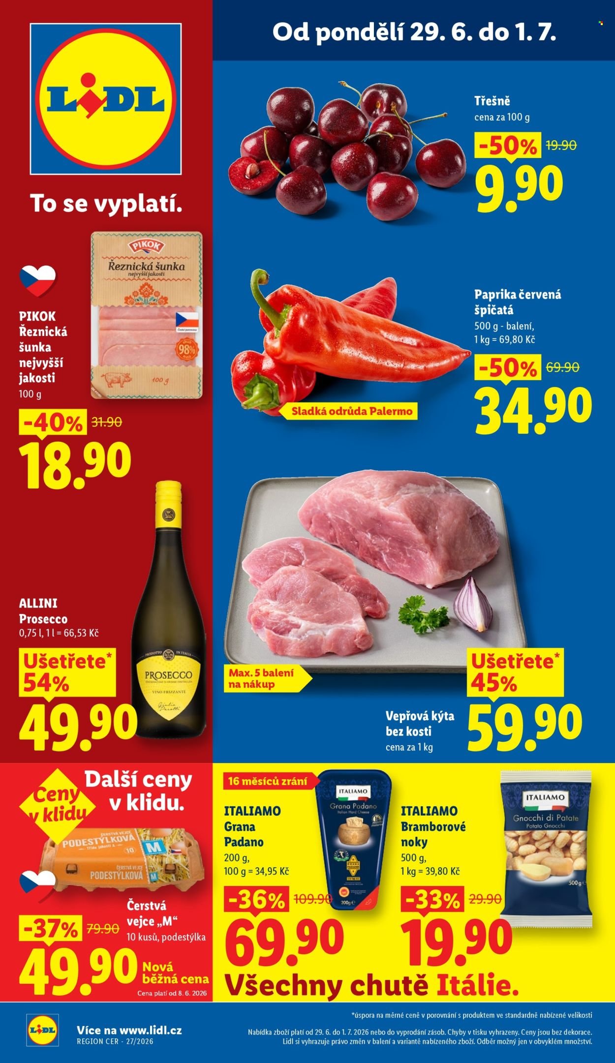 LIDL leták - Od pondělí 29.6.2026