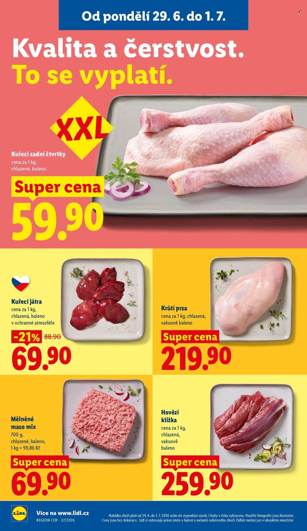 LIDL leták - Od pondělí 29.6.2026
