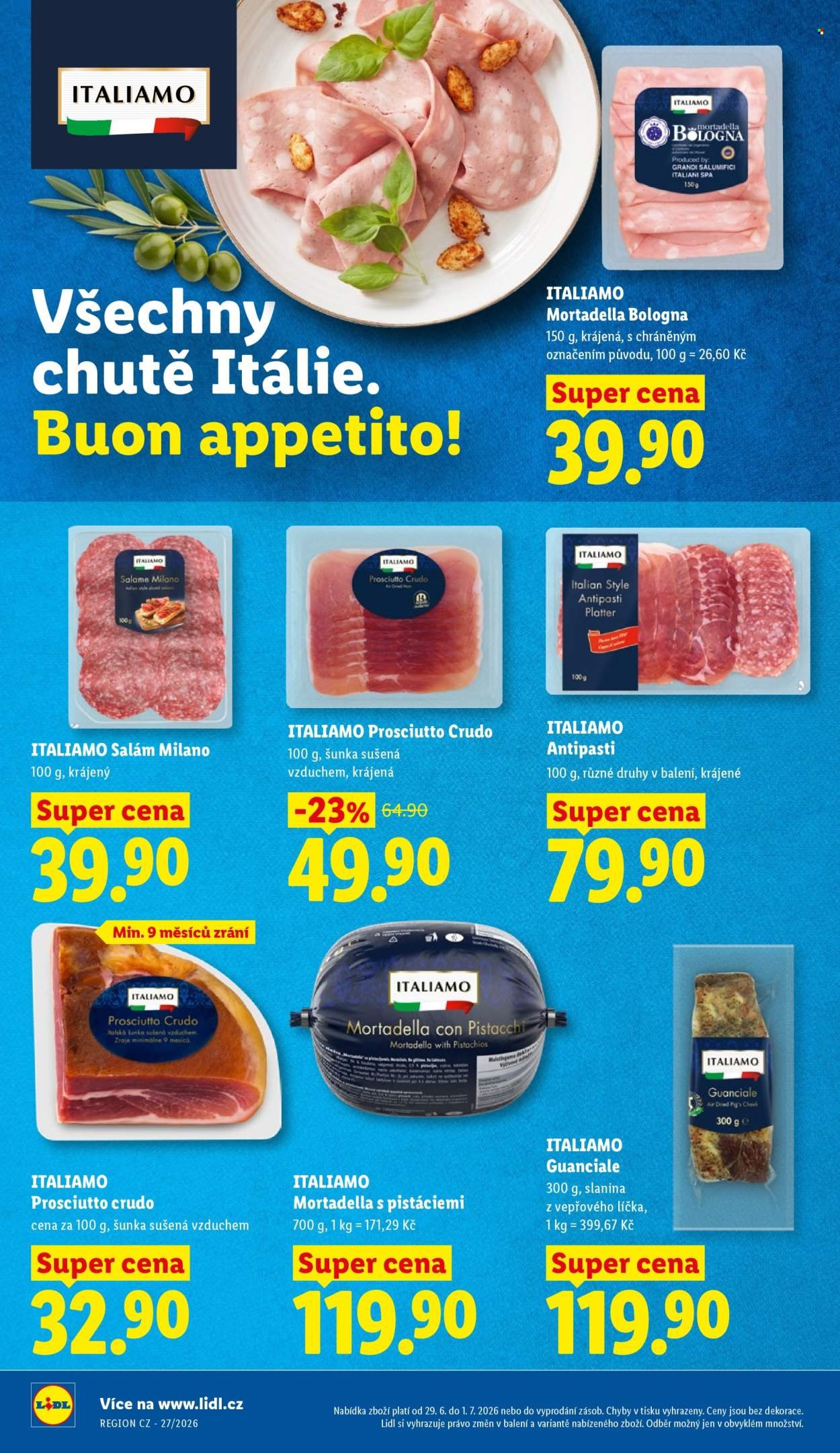 LIDL leták - Od pondělí 29.6.2026