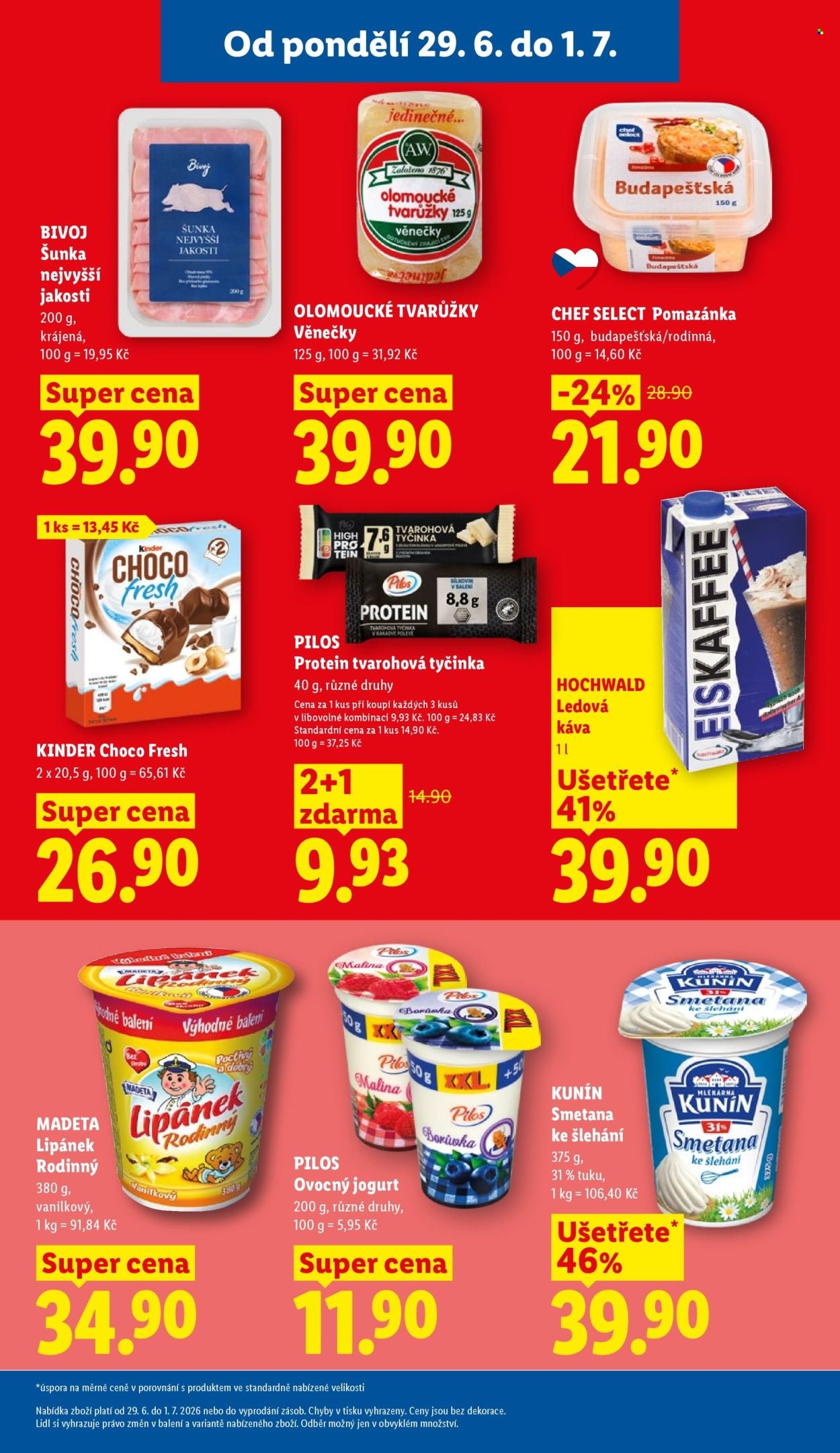 LIDL leták - Od pondělí 29.6.2026