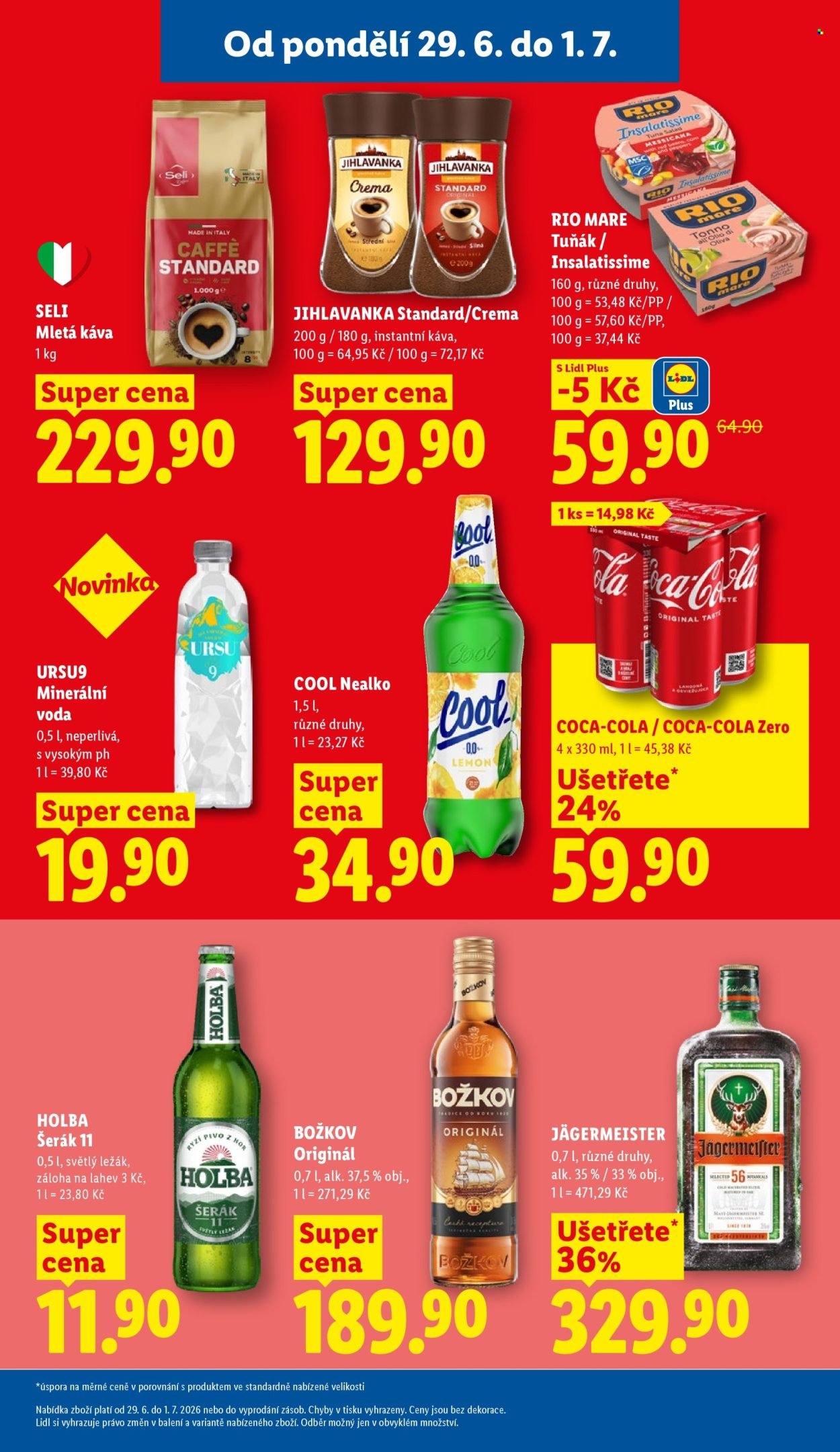 LIDL leták - Od pondělí 29.6.2026
