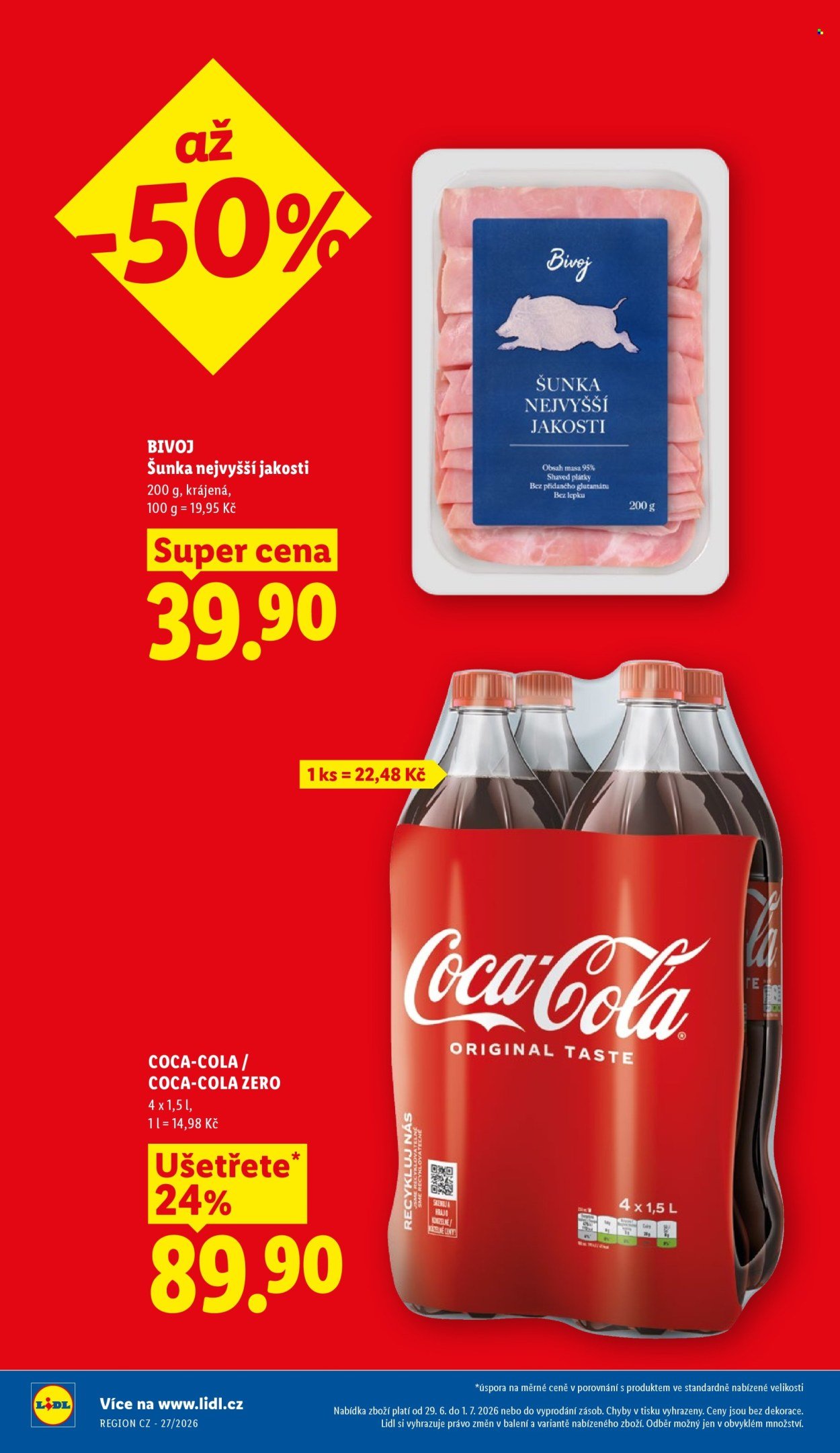 LIDL leták - Od pondělí 29.6.2026