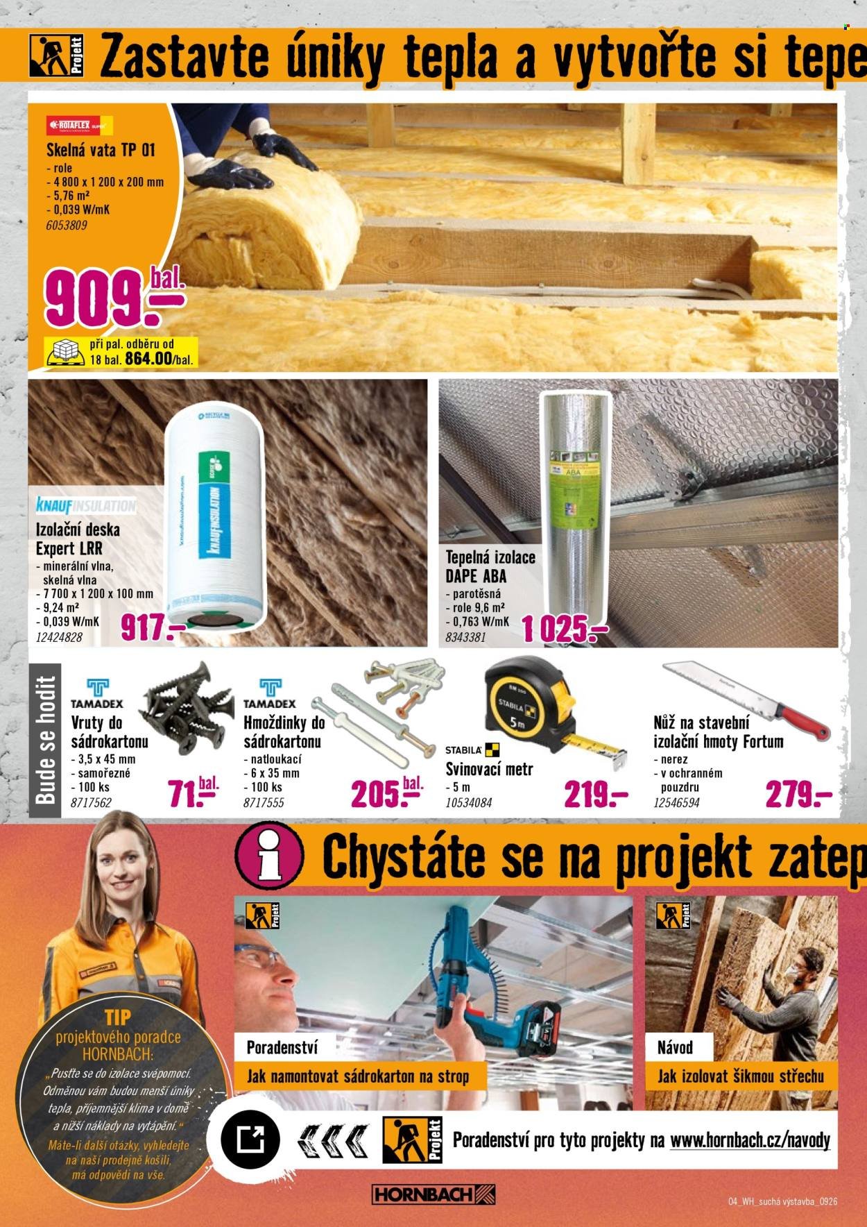 HORNBACH leták - Váš další projekt - Suchá výstavba