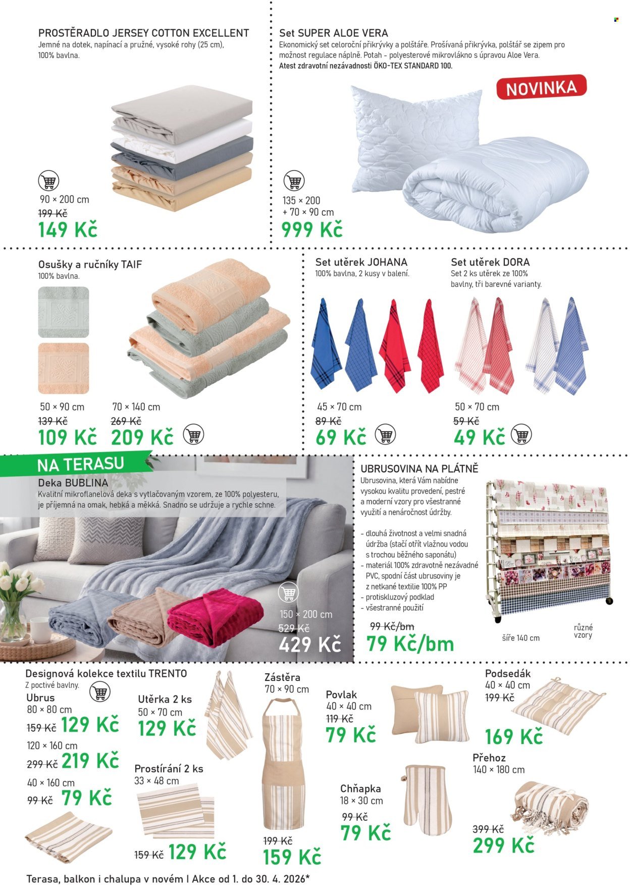 VESNA leták - Terasa, balkon i chalupa v novém (2026-04-01 - 2026-04-30)