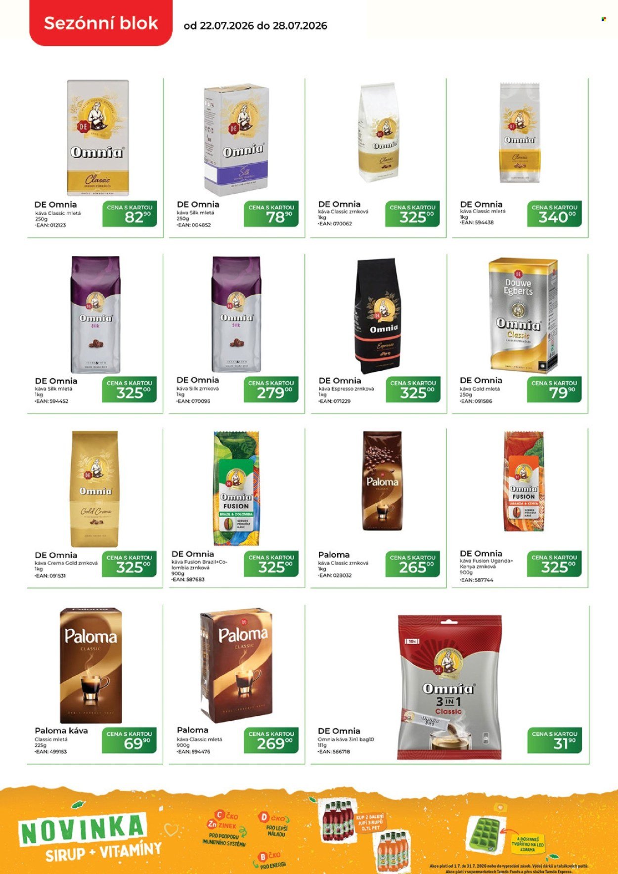 TAMDA FOODS leták - Od středy 22.7.2026