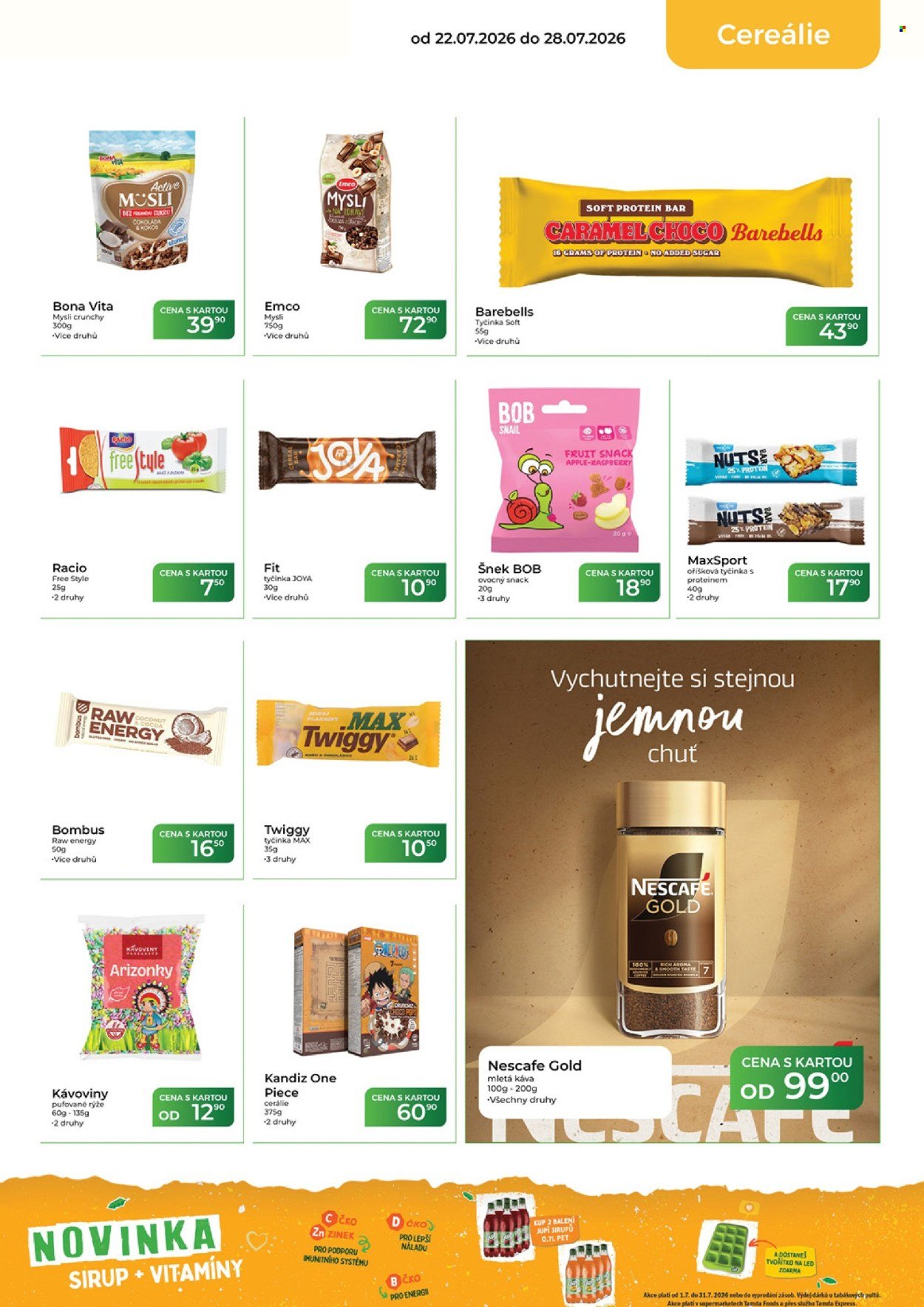 TAMDA FOODS leták - Od středy 22.7.2026