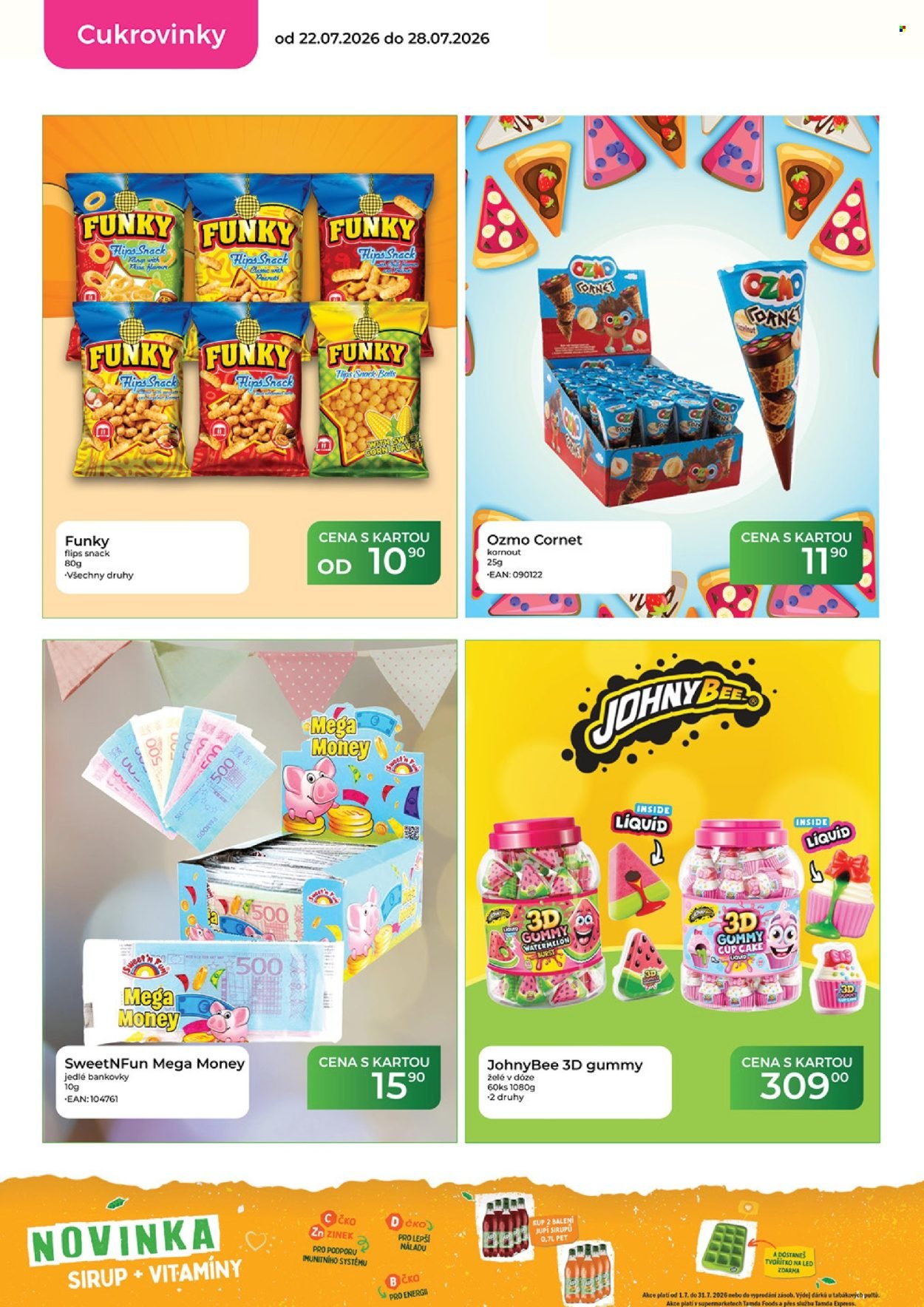 TAMDA FOODS leták - Od středy 22.7.2026