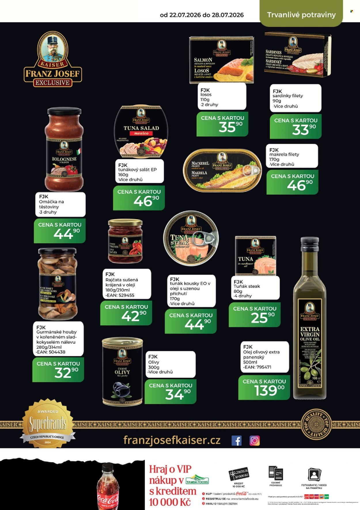 TAMDA FOODS leták - Od středy 22.7.2026