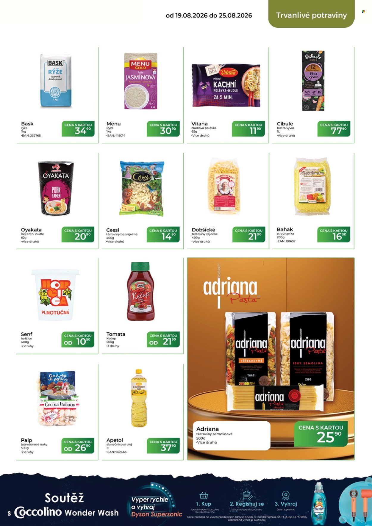 TAMDA FOODS leták - Od středy 19.8.2026