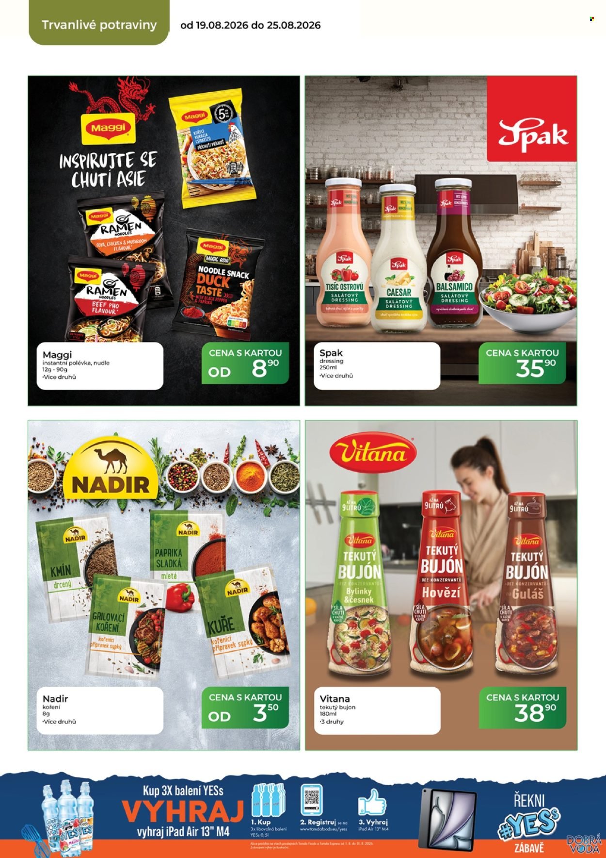 TAMDA FOODS leták - Od středy 19.8.2026