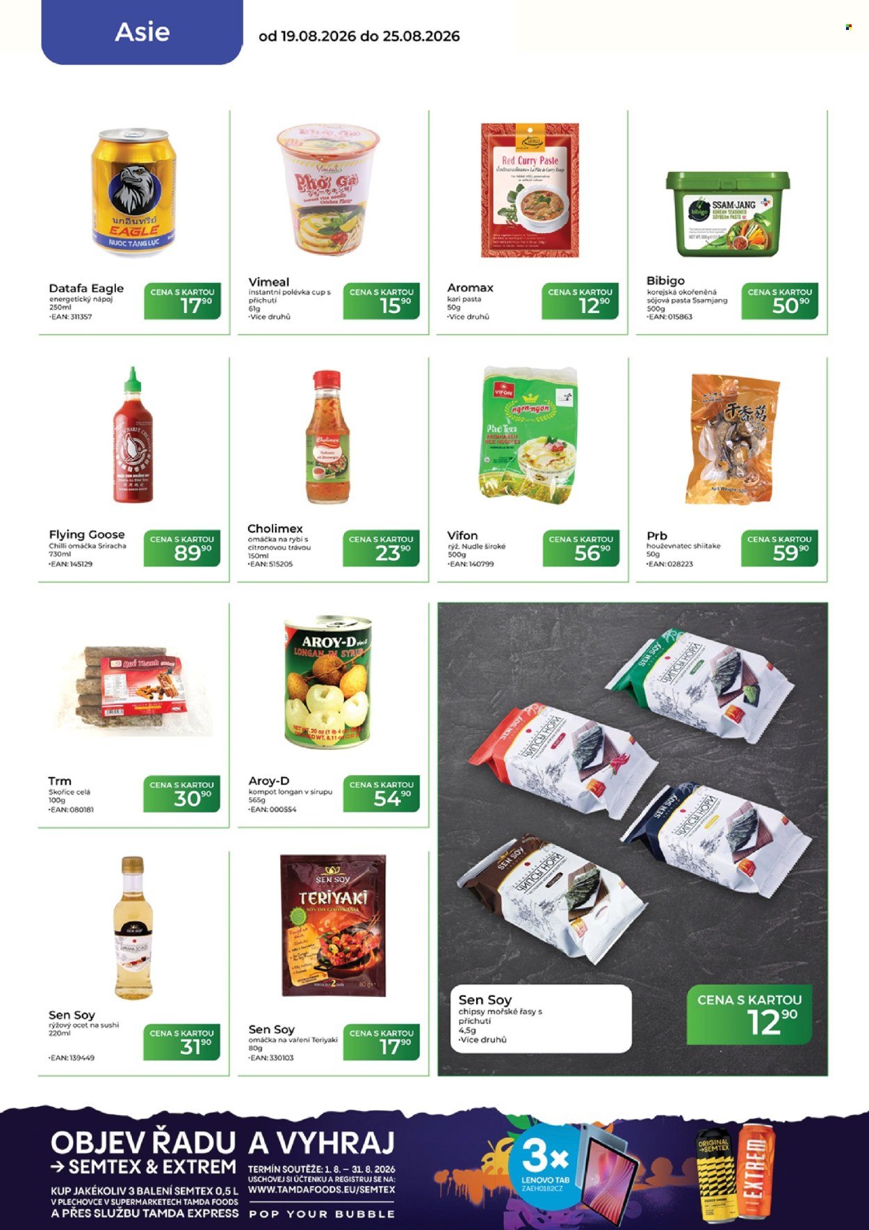 TAMDA FOODS leták - Od středy 19.8.2026