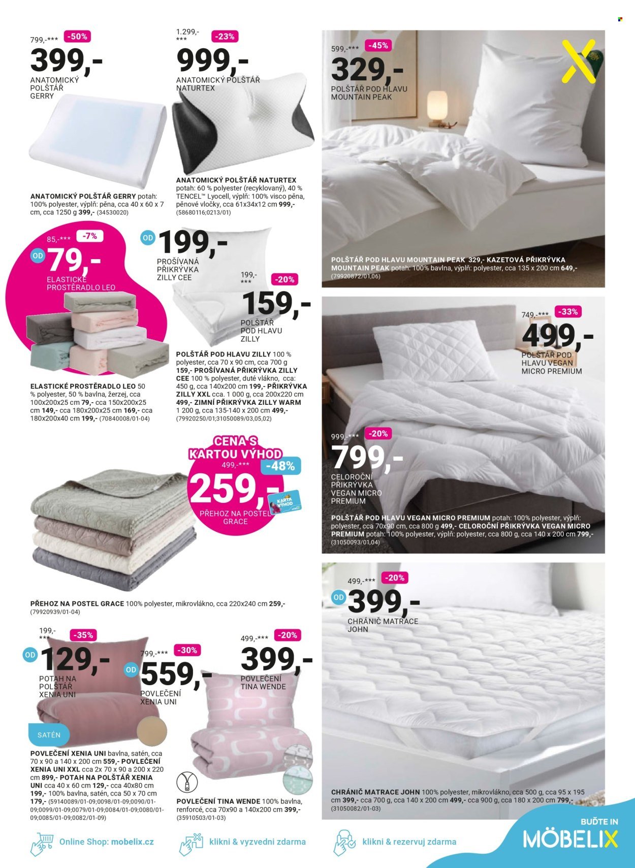 MÖBELIX leták - Narozeninové slevy -50% na druhý levnější produkt