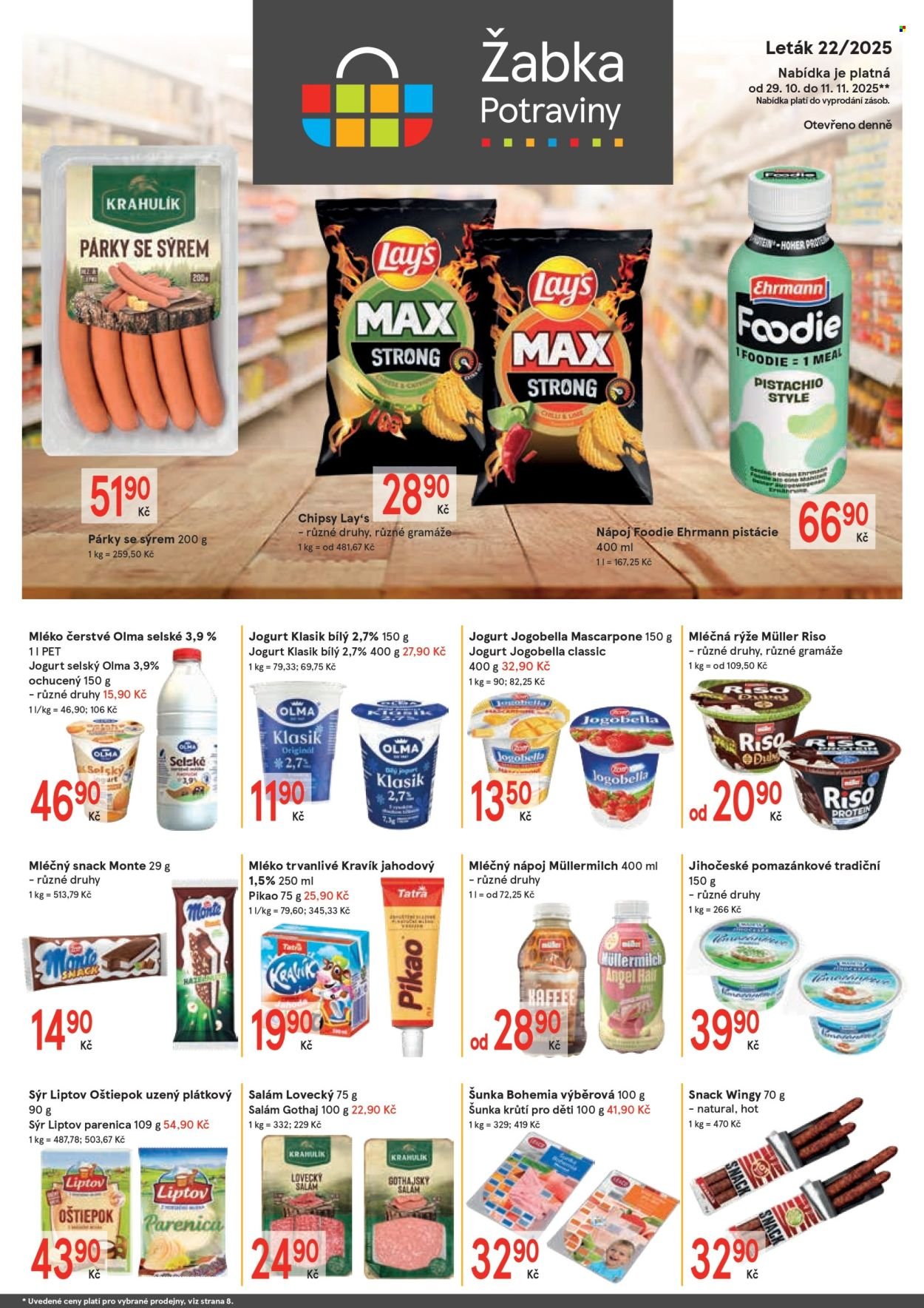ŽABKA leták - Od středy 29.10.2025 (2025-10-29 - 2025-11-11)