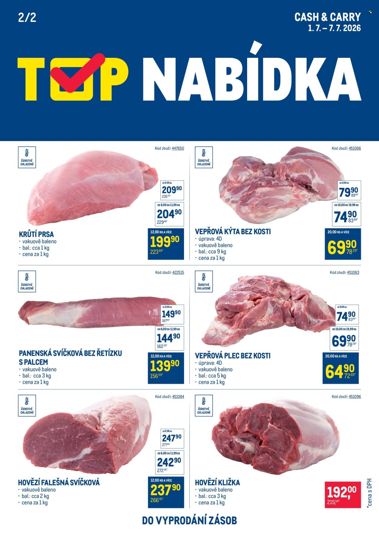 MAKRO leták - TOP maso