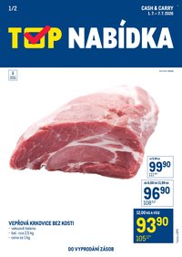 MAKRO leták - TOP maso
