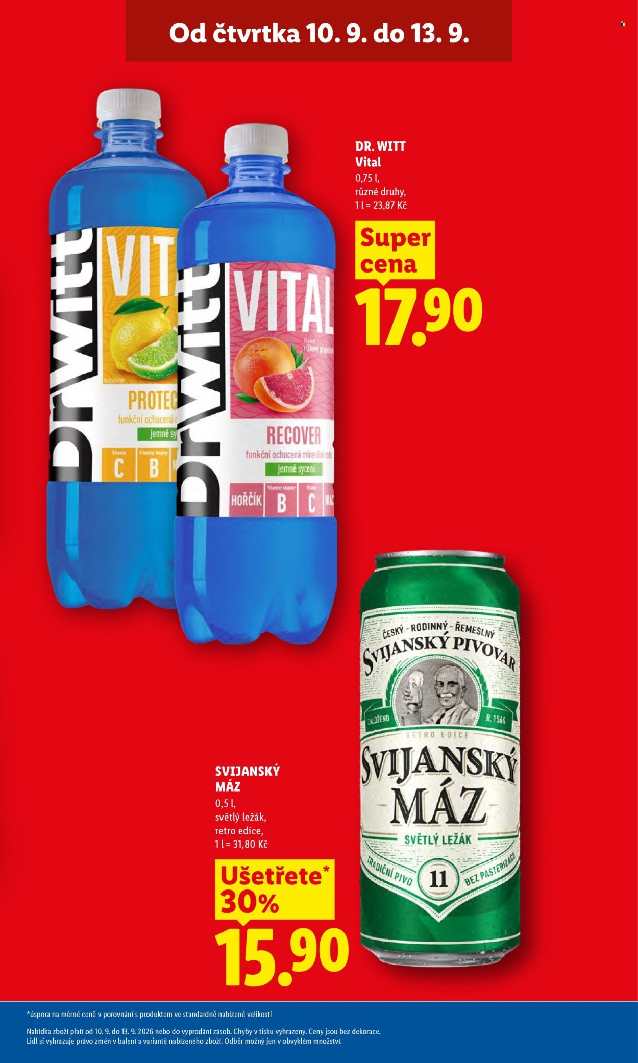 LIDL leták - Od čtvrtka 10.9.2026