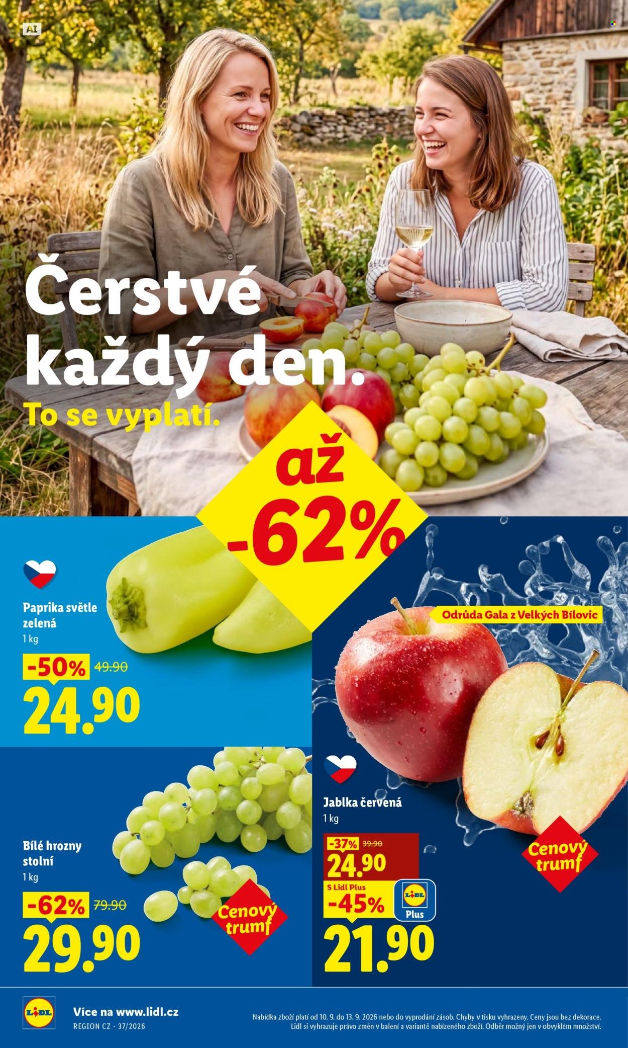 LIDL leták - Od čtvrtka 10.9.2026