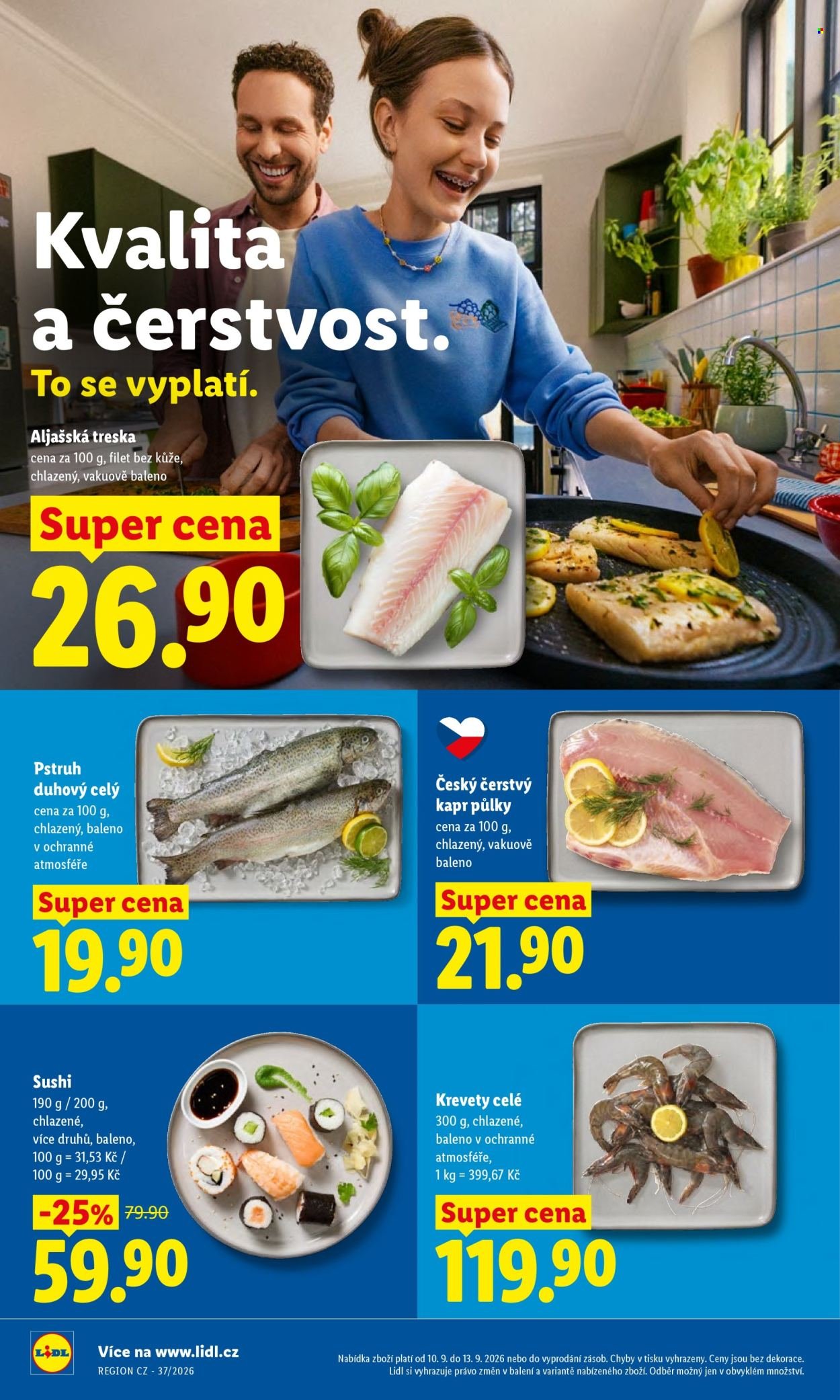 LIDL leták - Od čtvrtka 10.9.2026