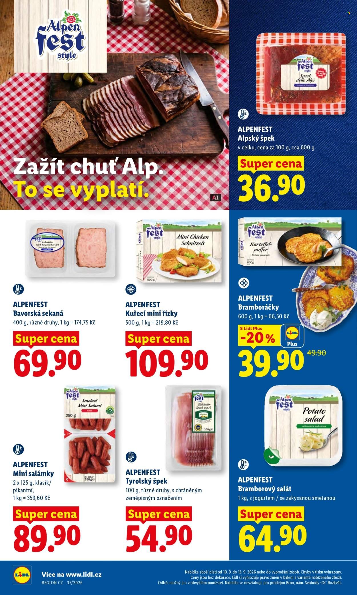 LIDL leták - Od čtvrtka 10.9.2026