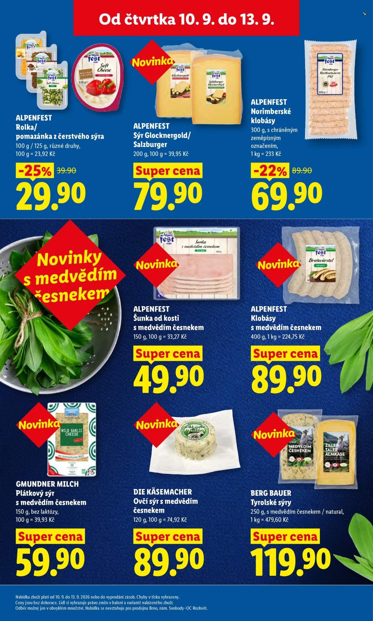 LIDL leták - Od čtvrtka 10.9.2026