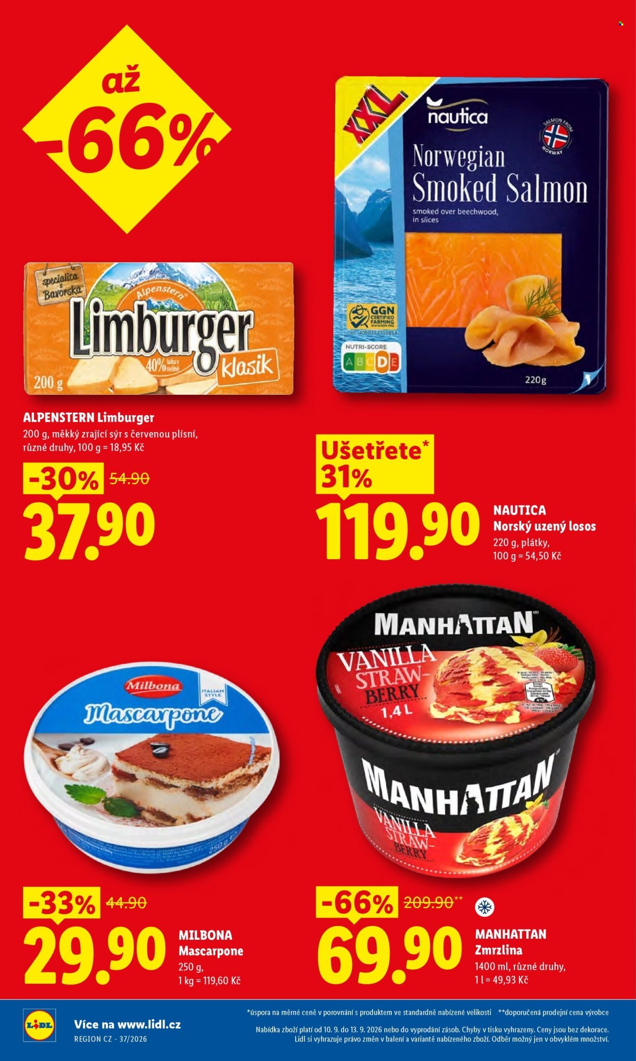 LIDL leták - Od čtvrtka 10.9.2026