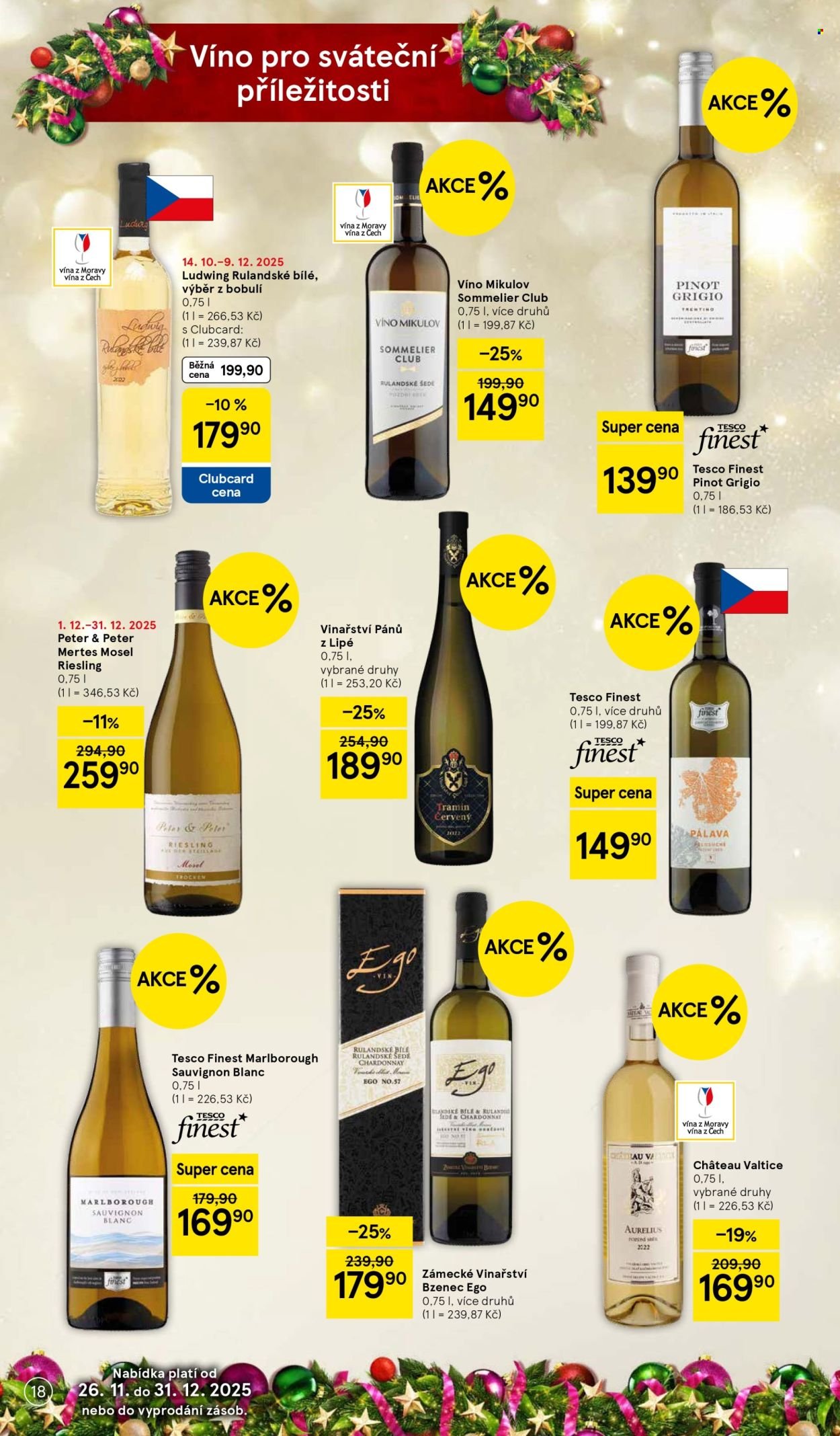 TESCO HYPERMARKET leták - Delikatesy pro slavnostní chvíle (2025-12-01 - 2025-12-31)