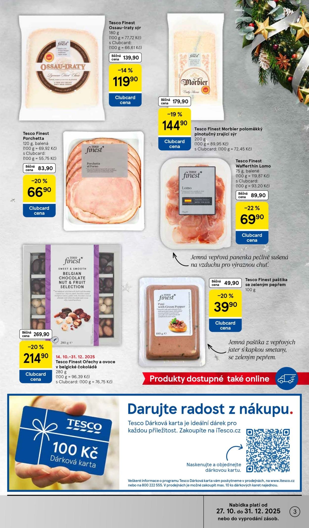 TESCO HYPERMARKET leták - Delikatesy pro slavnostní chvíle (2025-12-01 - 2025-12-31)