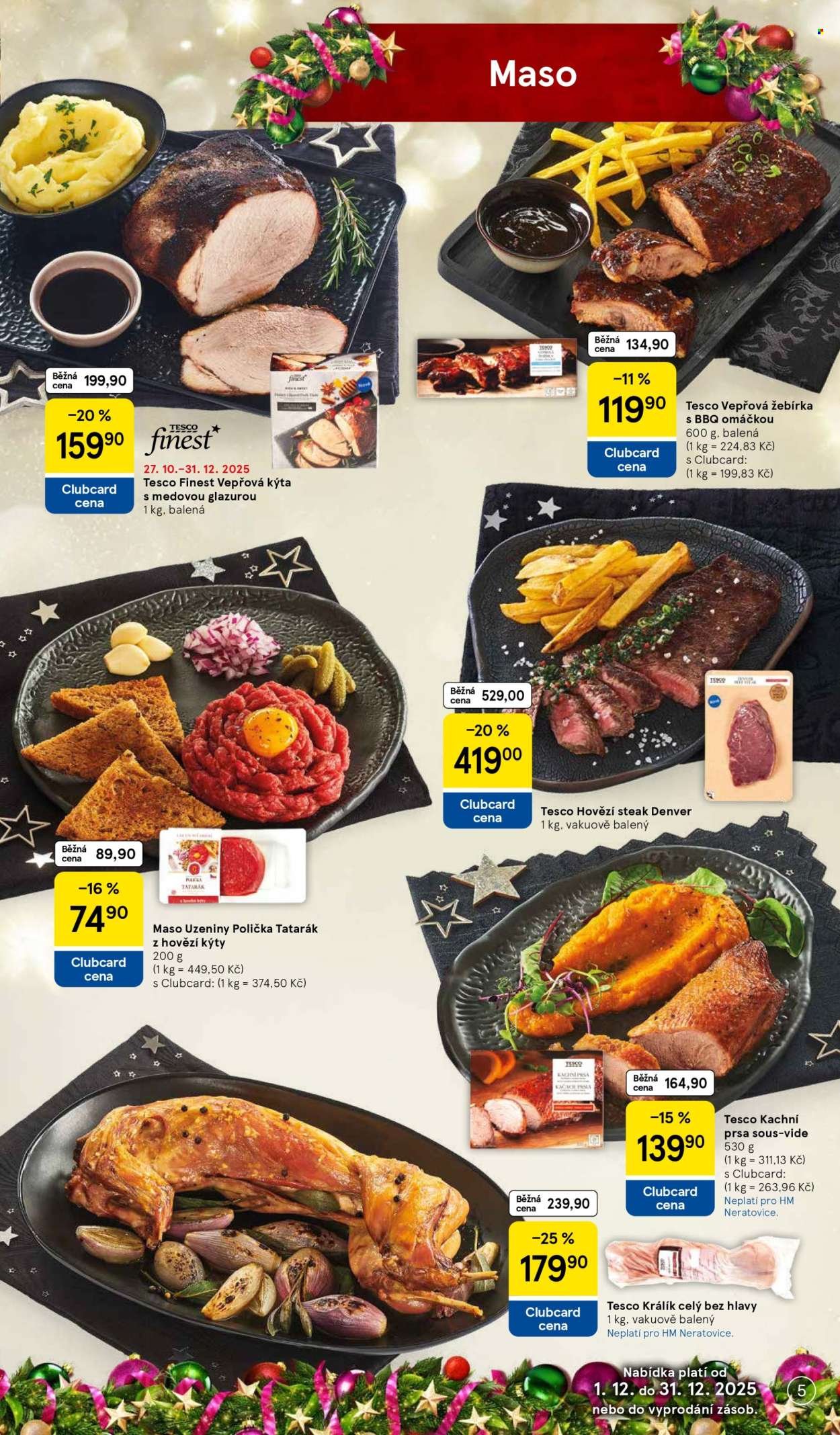 TESCO HYPERMARKET leták - Delikatesy pro slavnostní chvíle (2025-12-01 - 2025-12-31)