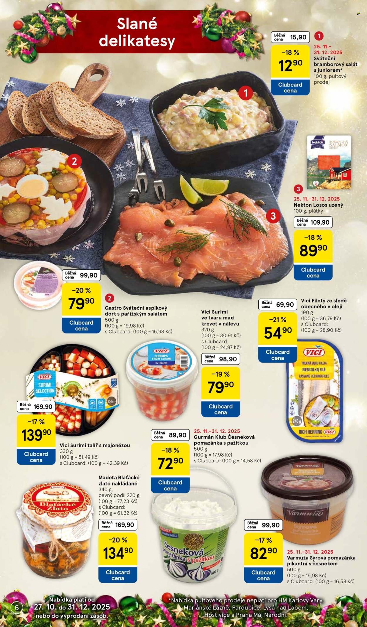 TESCO HYPERMARKET leták - Delikatesy pro slavnostní chvíle (2025-12-01 - 2025-12-31)