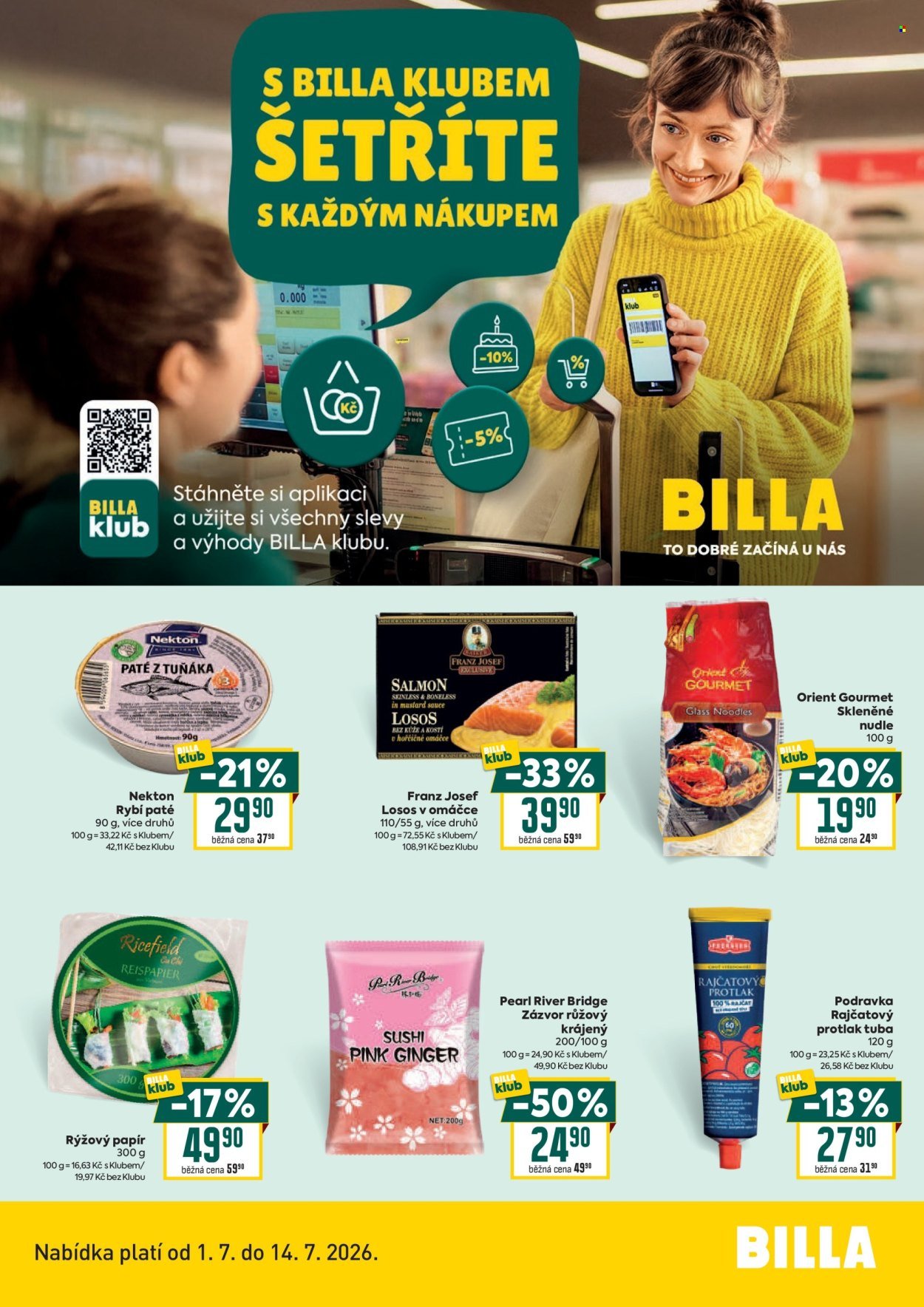 BILLA leták - Klub