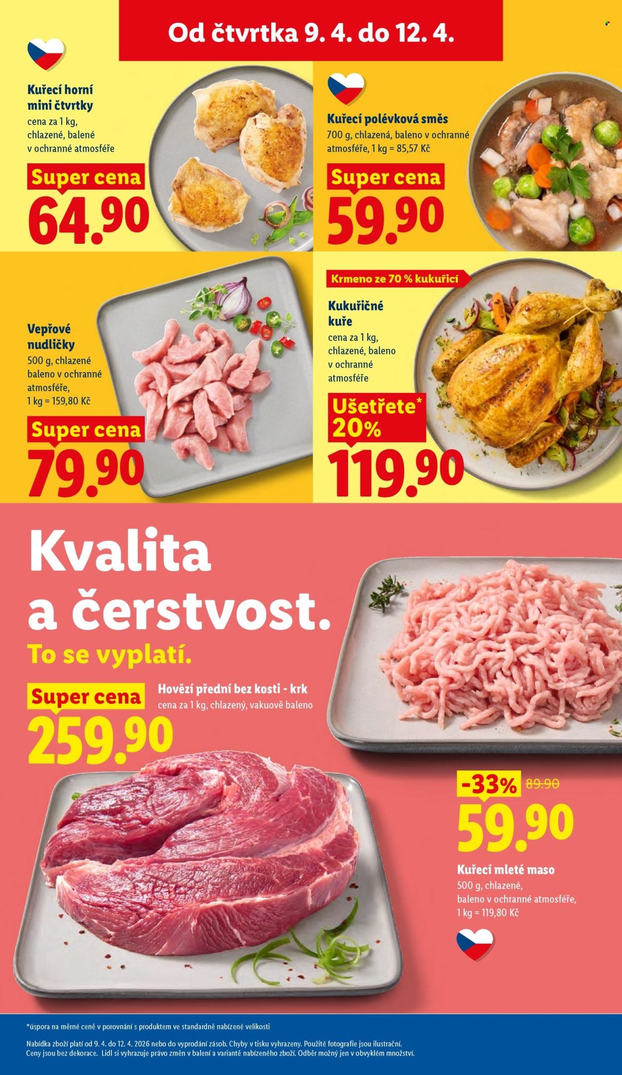 LIDL leták - Od čtvrtka 9.4.2026 (2026-04-09 - 2026-04-12)