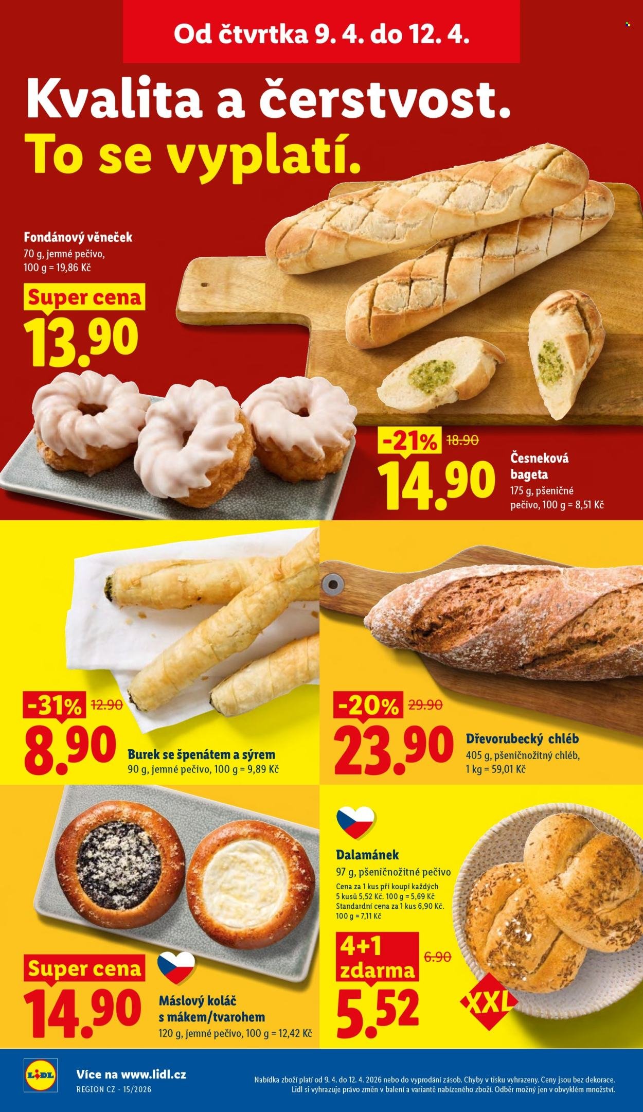 LIDL leták - Od čtvrtka 9.4.2026 (2026-04-09 - 2026-04-12)